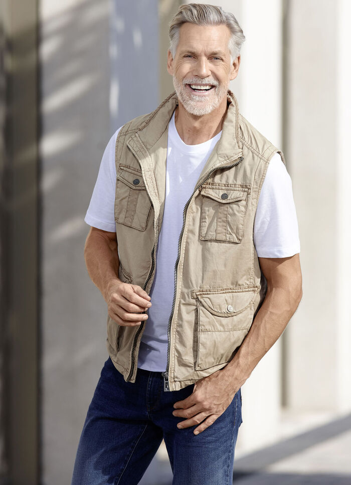 „Redpoint“-Weste in 3 Farben DUNKELBEIGE