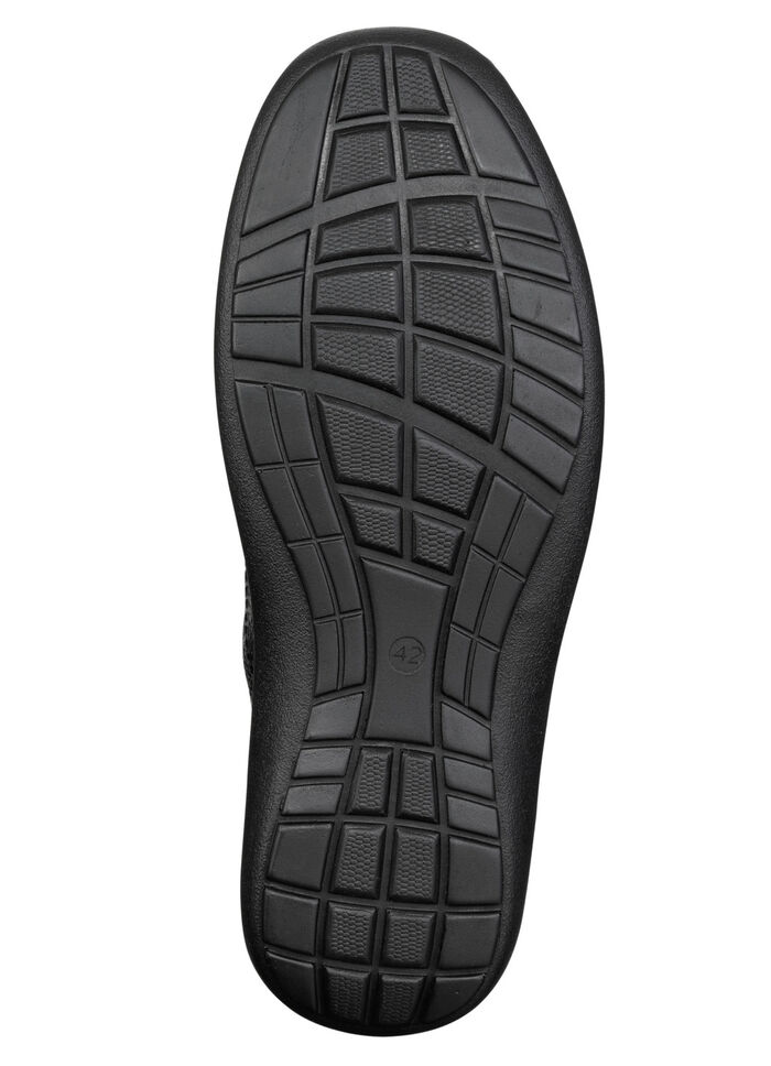 GINO GALANTE, klassische Herren-Slipper, mit herausnehmbarem Fußbett SCHWARZ