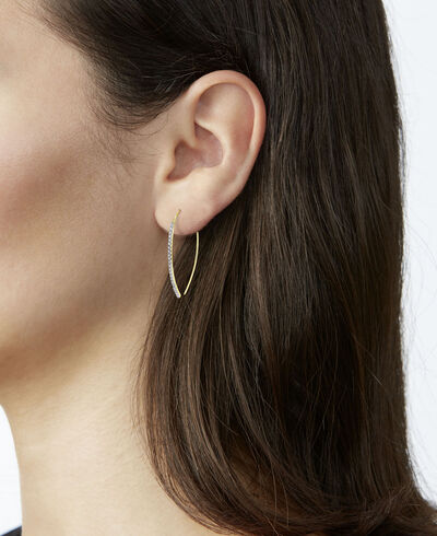 Glamouröse Ohrhaken mit Brillanten 