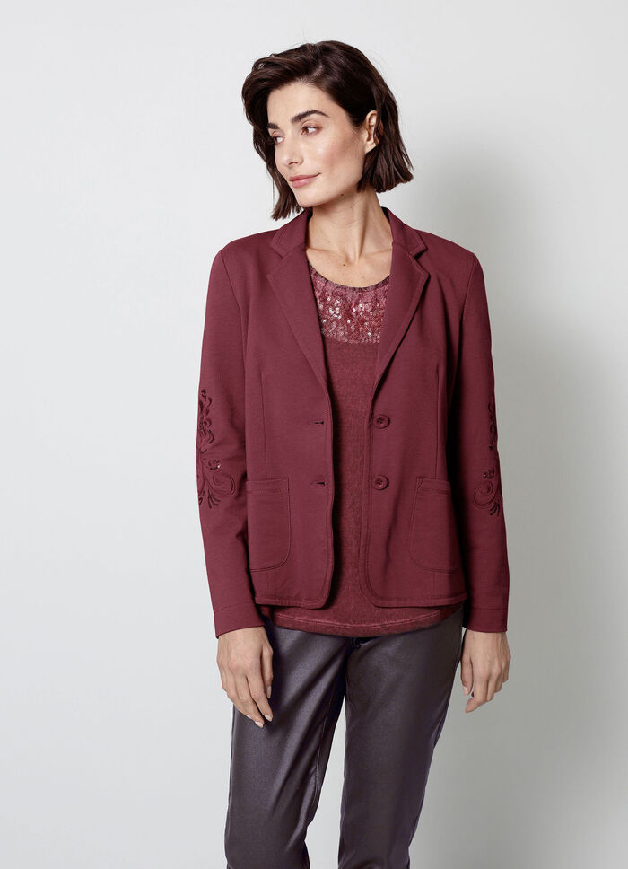 Blazer mit hübscher Stickerei 