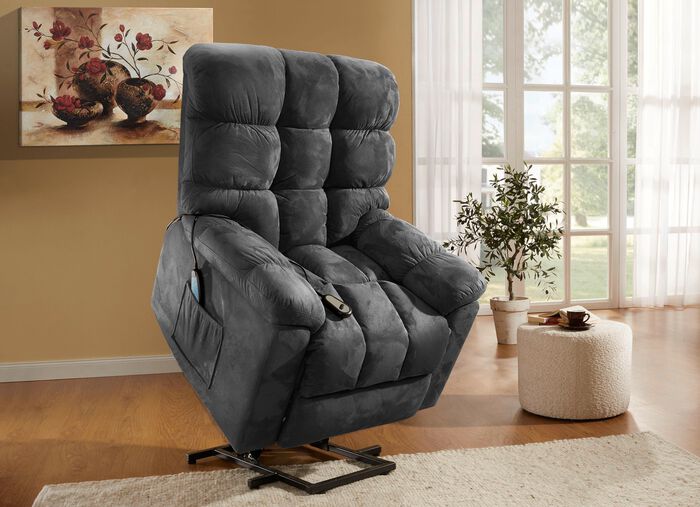 Relaxsessel mit Aufstehhilfe, Massage- und W&auml;rmefunktion 