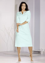 Nachthemd, wadenlang und 3/4 lange &Auml;rmel MINT