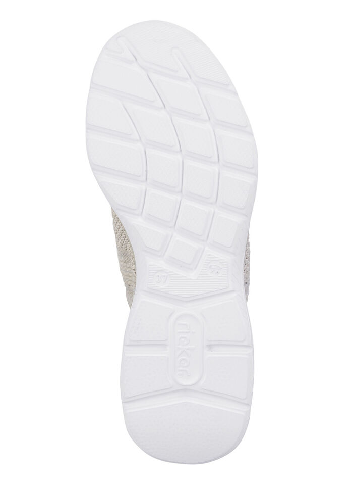Rieker, leichte Damen-Sneaker, Weite G, mit MemoSoft-Textileinlage KIESEL