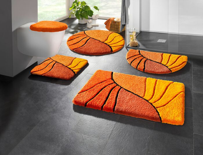 Badgarnitur mit rutschhemmender R&uuml;ckseite TERRA