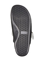 Pantoffel aus weichem Veloursleder SCHWARZ