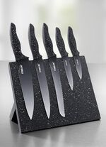Stoneline&reg; Messerblock, 6-teilig, mit Magnetfeld 