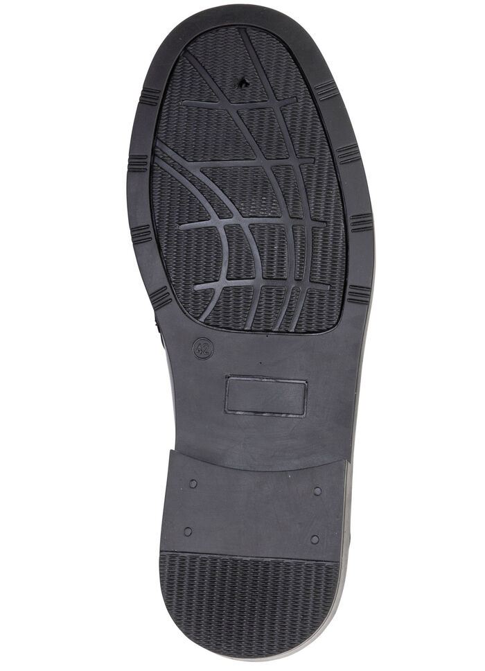 GINO GALANTE, schicke Herren-Slipper, mit Gummizug SCHWARZ