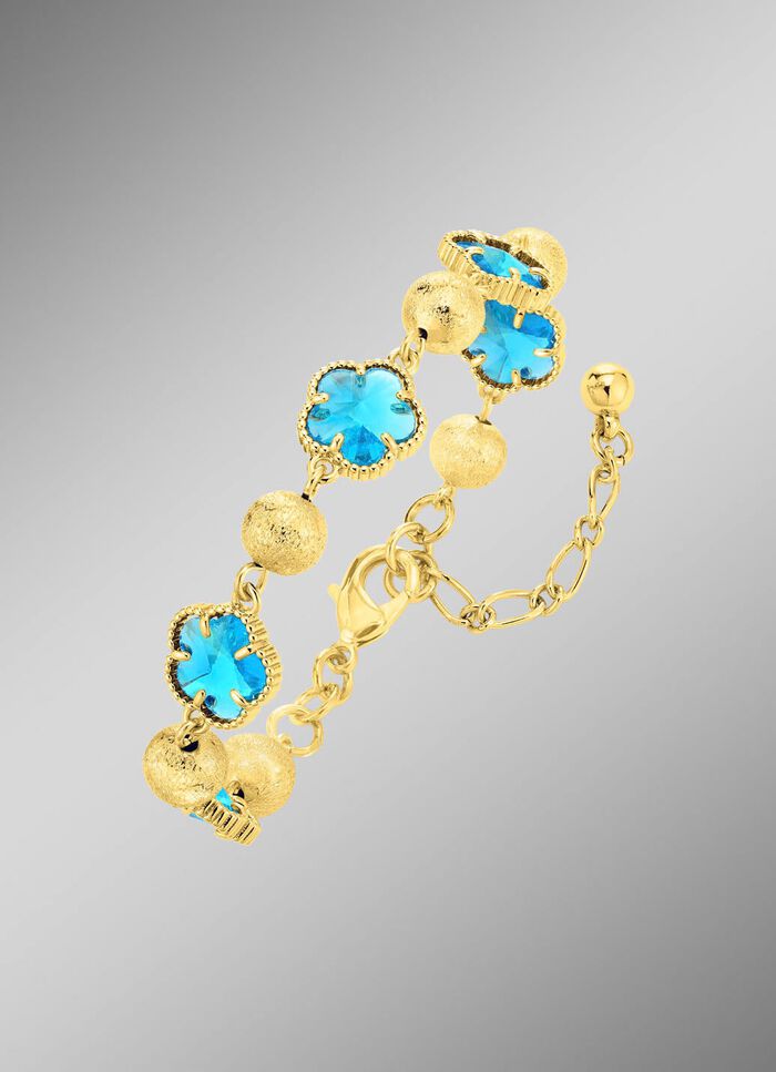 Schmuckset,  3-teilig, im Blumendesign 