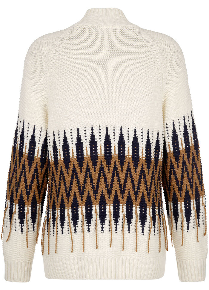 Pullover in Biesenstrick 