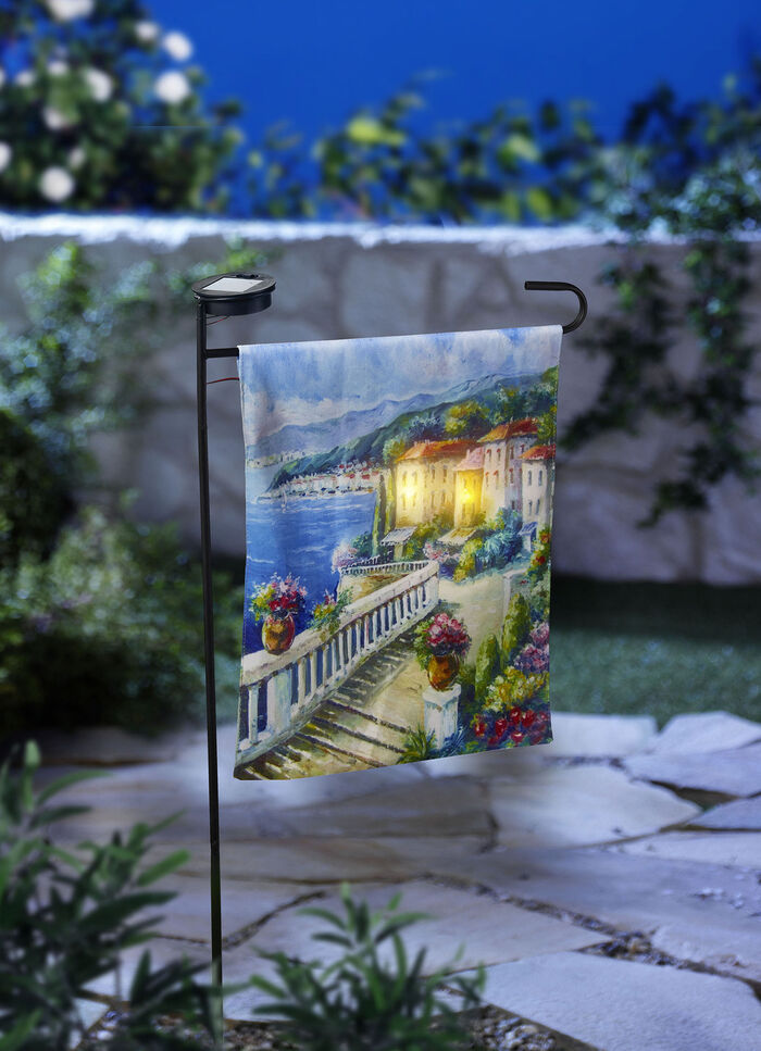 Solar-Fahne aus Samtstoff 