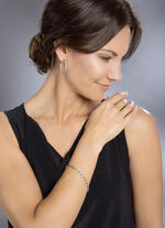 Massives Armband mit Brillanten 