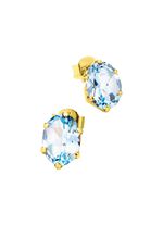 Ohrstecker mit Blautopas 