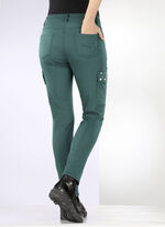 Cargohose in 5-Pocket-Form FLASCHENGRÜN