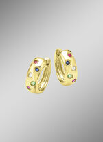 Strahlende Eleganz: Creolen mit echten Edelsteinen 