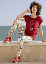 Hose mit farbbrillantem Druck 