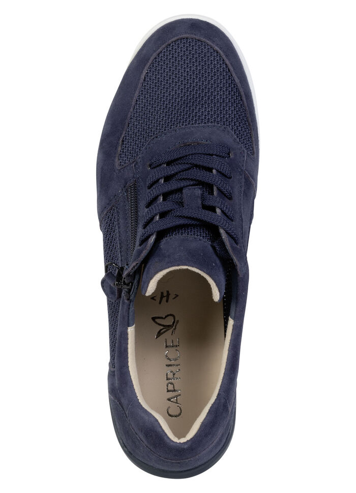 ELENA EDEN, bequeme Damen-Sneaker, Weite H, mit herausnehmbarem Fu&szlig;bett MARINE