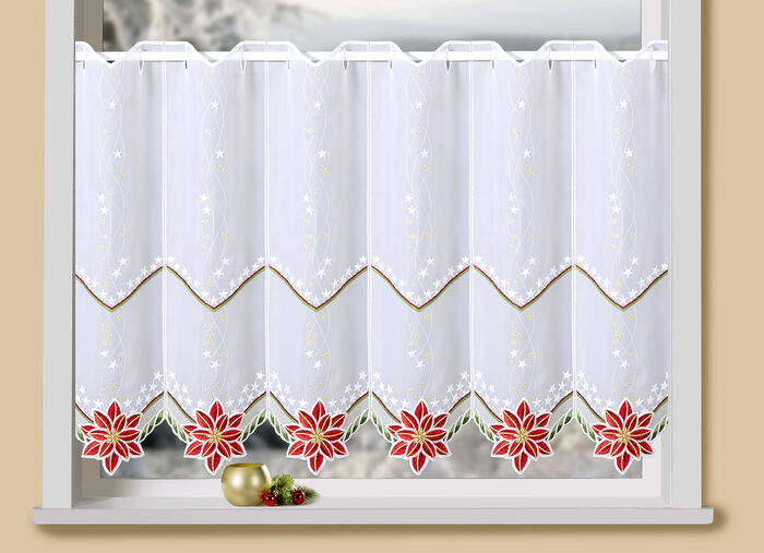 Kurzstore mit Bl&uuml;ten-Weihnachtsstern 