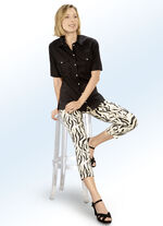 Hose mit Animal-Dessinierung 