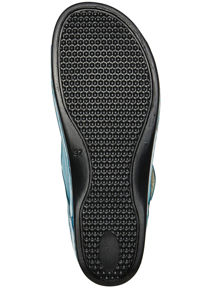 Gemini Pantolette mit dekorativem Gummizug T&Uuml;RKIS