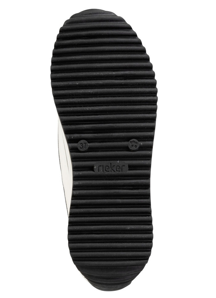 Rieker Schnür-Bootie in Leo-Print oder Denim-Style BRAUN-SCHWARZ-WEISS