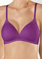 Naturana Zweierpack BH mit gepolsterten Cups 1X BROMBEER, 1X WEISS