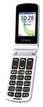 Olympia Style-Duo Klapphandy mit extra gro&szlig;er Schrift SCHWARZ