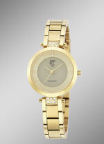 ETT-Solar-Damenuhr mit Edelstahlbandgeh&auml;use 