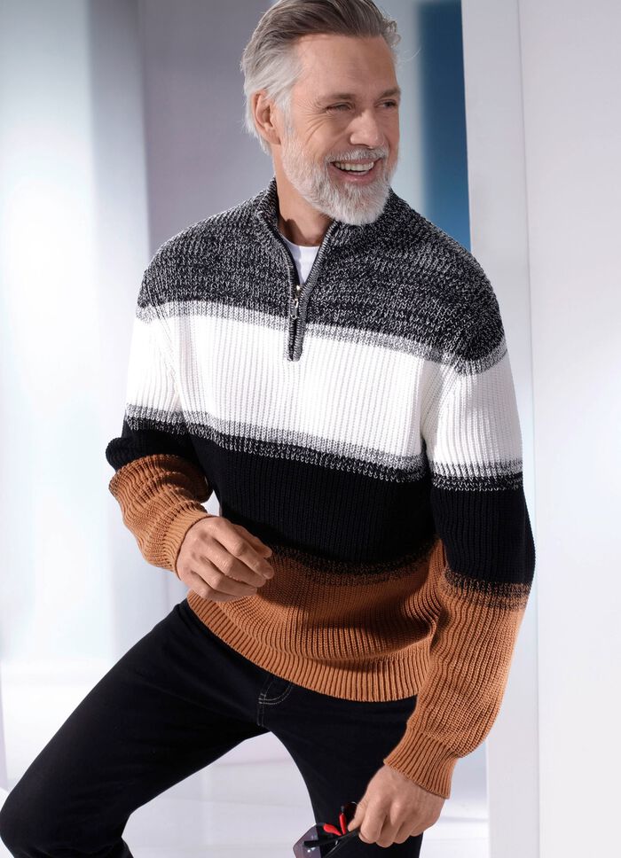 Troyer mit kurzem Rei&szlig;verschluss 