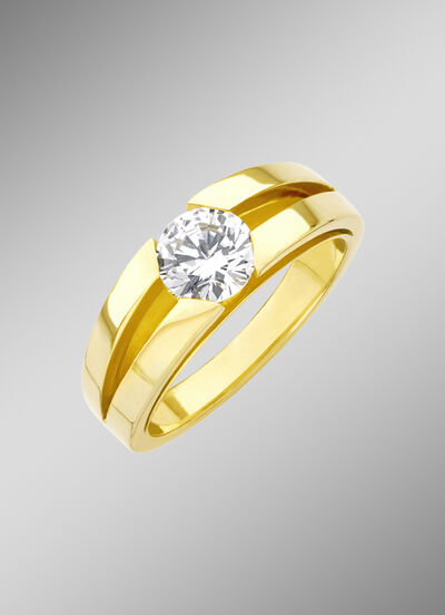 Damenring mit lupenreinem Brillant 