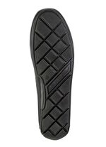 Mokassin-Slipper im klassischen Design SCHWARZ