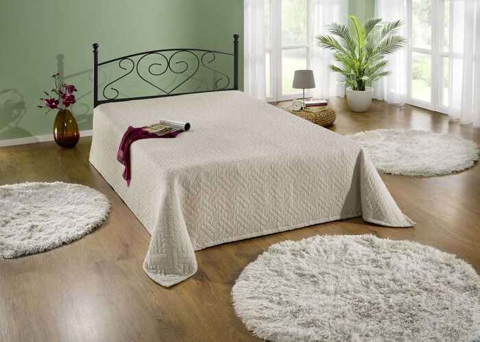 Traumhafte Tagesdecke BEIGE