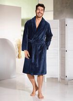 Hausmantel aus Microplüsch 