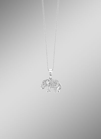 Bezaubernde "Elefant"-Anhänger mit Ankerkette 