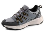 Atmungsaktive Herren-Sneaker, mit Klimamembrane GRAU-SCHWARZ