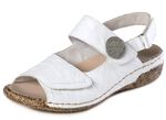 Rieker, bequeme Damen-Sandalen, Weite H, mit herausnehmbarem Fu&szlig;bett 