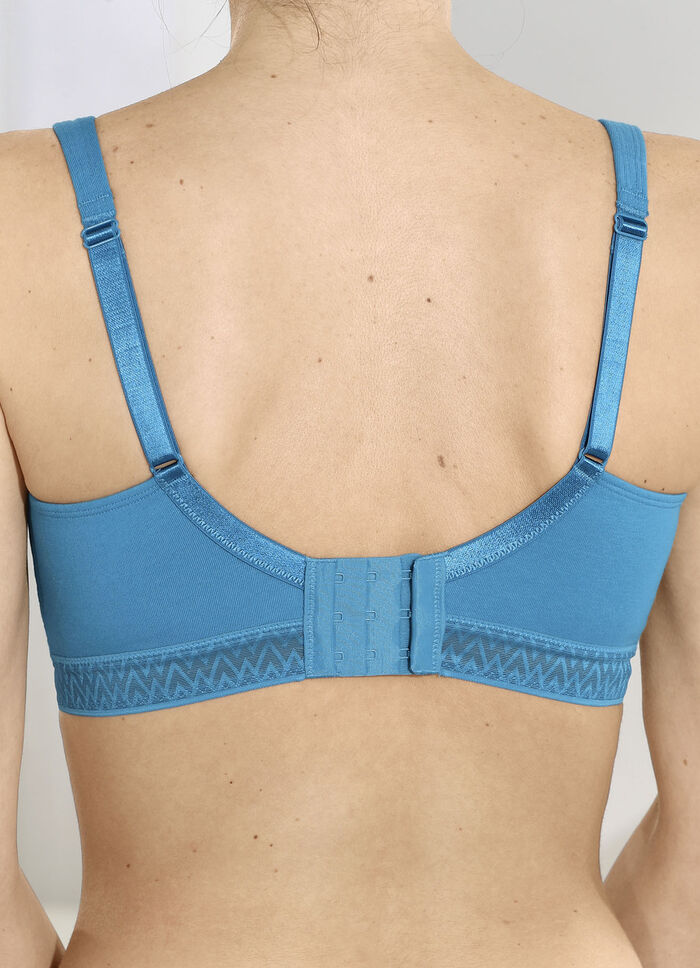 Naturana Zweierpack BH mit dekorativem Elastikband 