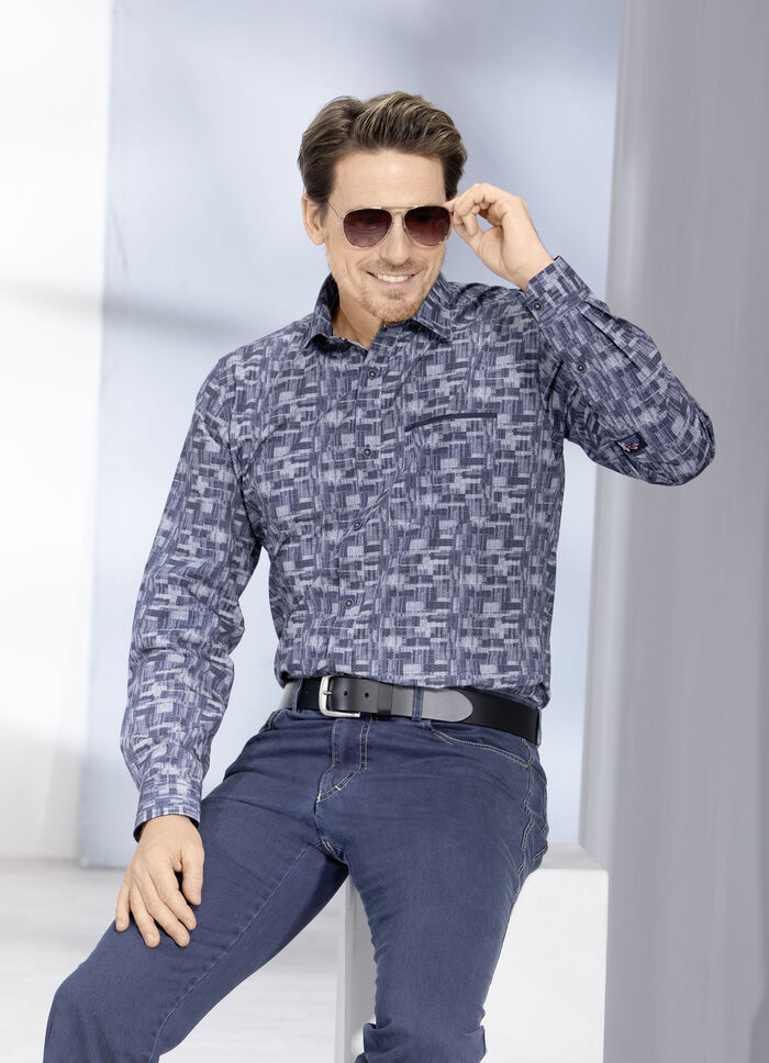 Tolles "Milano Italy"-Hemd BLAU