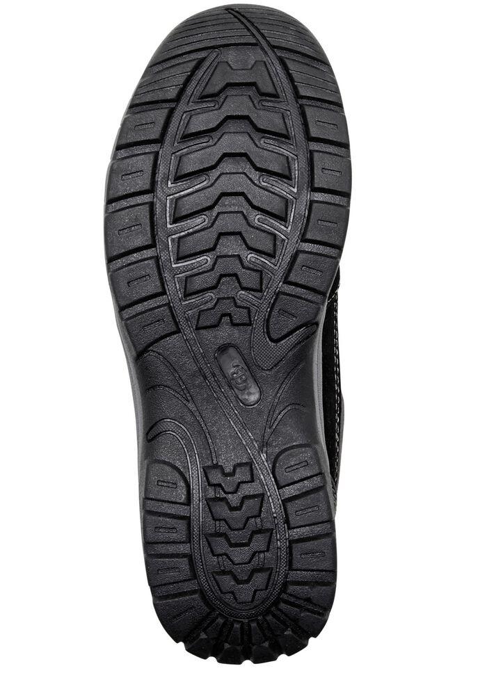 Sportliche Herren-Slipper, mit herausnehmbarem Fußbett SCHWARZ-GRAU