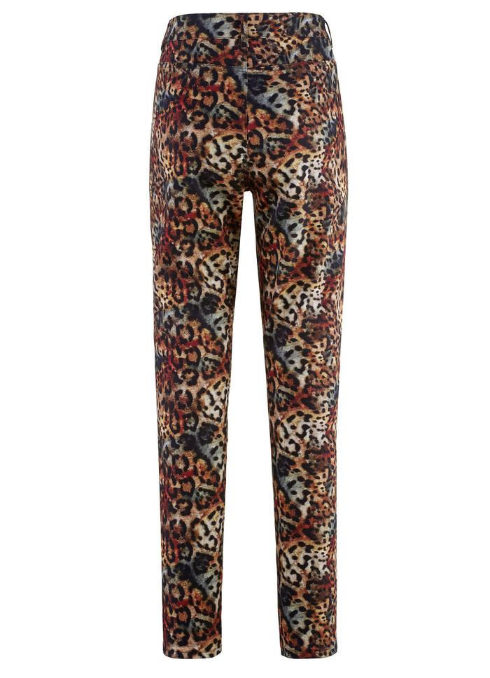 Hose in angesagter Tierfelldessinierung 