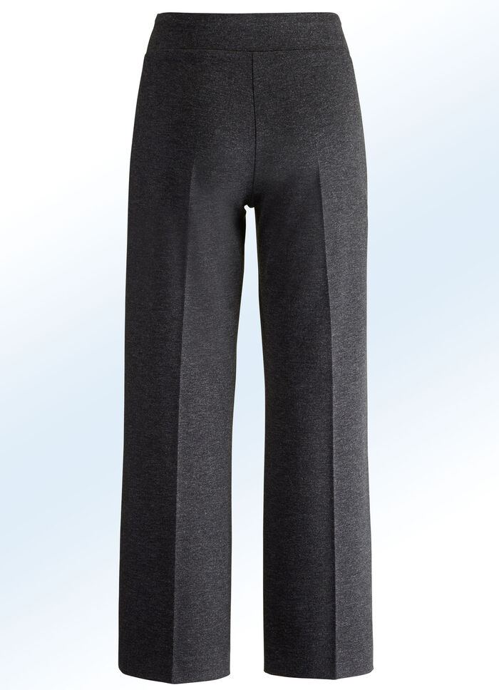 Hose in modisch verk&uuml;rzter L&auml;nge ANTHRAZIT MEL.