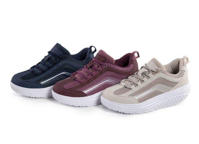 Aerosoft-Walker-Schn&uuml;rschuhe mit auswechselbarer Weichschaum-Einlegesohle MARINE