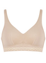 Naturana Zweierpack BH mit dekorativem Elastikband 