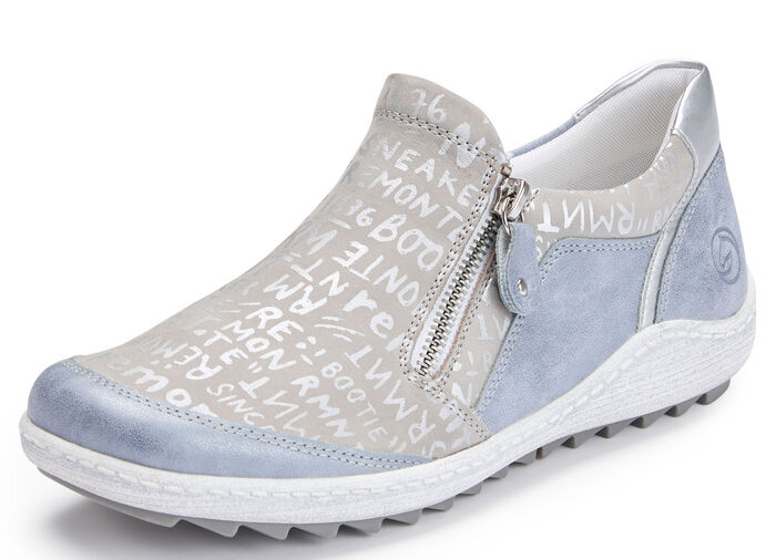 Remonte Slipper mit herausnehmbarer Einlage BLEU-SILBERGRAU