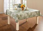 Wachstuch-Tischdecke mit Ginkgo-Motiven 
