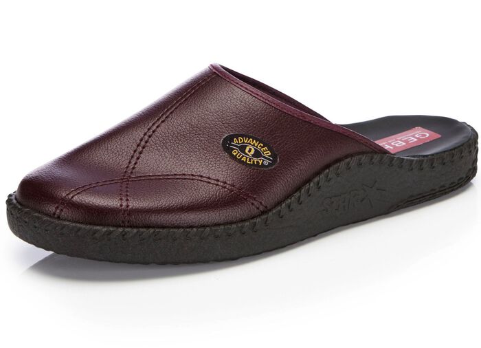 Klassische Herren-Pantoletten, mit anatomisch geformtem Fu&szlig;bett 