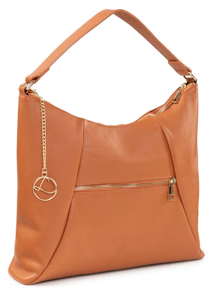 Laurina, Tasche, Damen, mit abnehmbarem Umh&auml;ngeriemen COGNAC