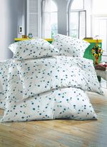 "Janine" Bettw&auml;sche-Garnitur BLAU