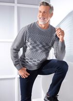 Attraktiver Rundhalspullover in 3 Farben 