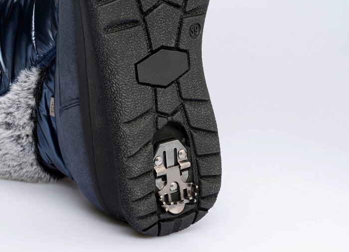 Winterstiefel mit Kunstpelzrand BORDEAUX