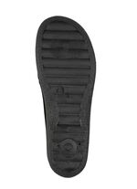 Leichte Herren-Hausschuhe, mit Gummizug SCHWARZ